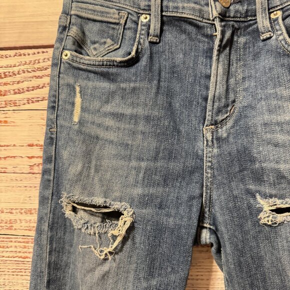 AGOLDE Sophie High Rise Ripped Distressed Jeans - Picture 6 of 16